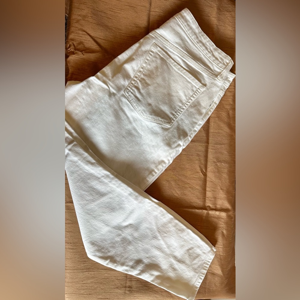 Old Navy Straight Leg White Jeans